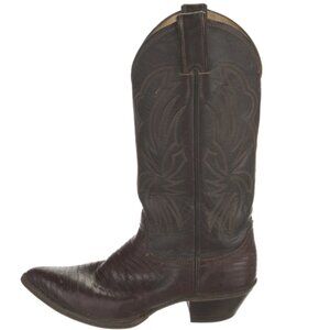 Billy Martin's Leather Animal Print Western Boots